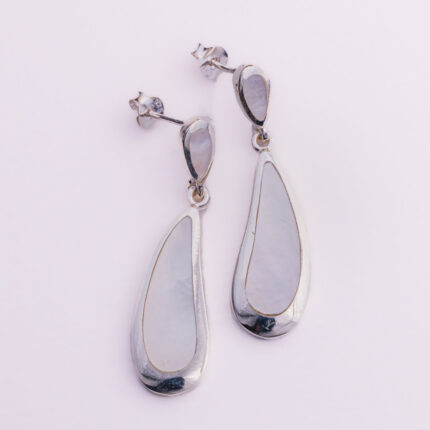 Srebrne naušnice “Kap po kap” 2