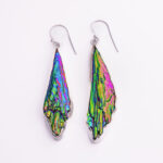 Srebrne naušnice “Paunov rep”