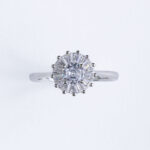 Srebrni prsten “Sjajna primula”