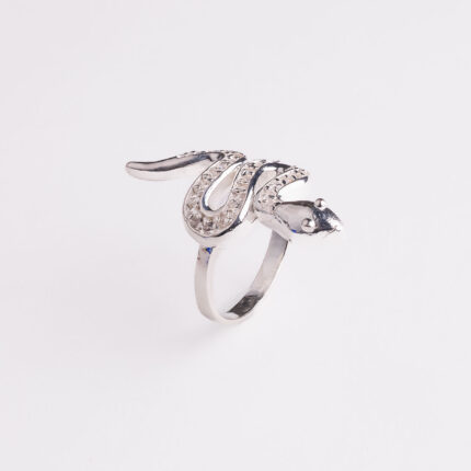 Srebrni prsten “Sjajna zmija” 2