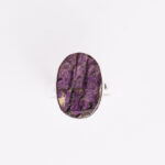 Srebrni prsten “Oval purpurit“ 1
