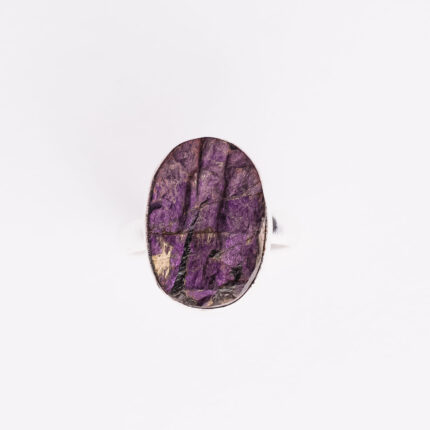 Srebrni prsten “Oval purpurit“ 1