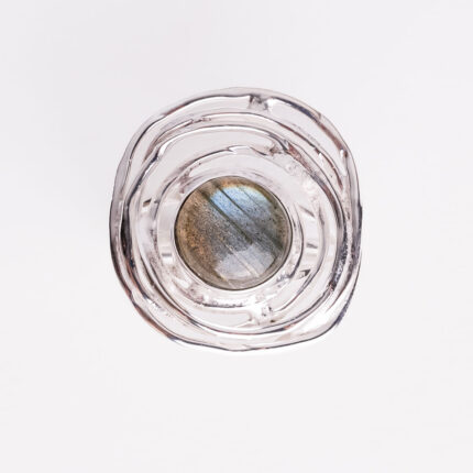 Srebrni prsten “Labradorit u vrtlogu“ 1