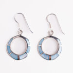 Srebrne naušnice “Šuplji krugovi sedef“