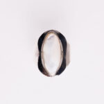 Srebrni prsten “Oval bijeli sedef“ 1