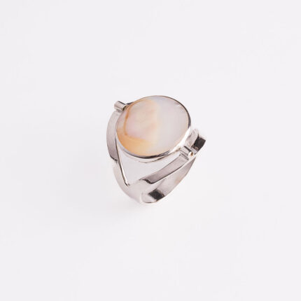 Silver Ring "Tree of Life mother of pearl" - Image 4
