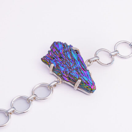 Srebrna narukvica “Paun oko ruke“