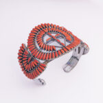 Srebrna narukvica “Petit point coral”